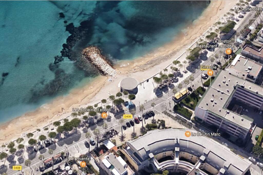 Blue Summer Vibes Mini Studio For Two, Ac, Parking, Beach At 50M, Spa Access -2 La Ciotat Exterior foto