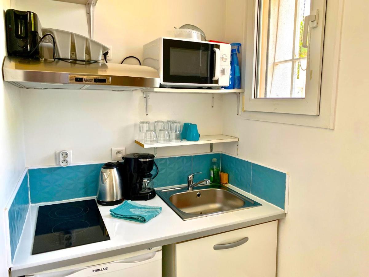 Blue Summer Vibes Mini Studio For Two, Ac, Parking, Beach At 50M, Spa Access -2 La Ciotat Exterior foto